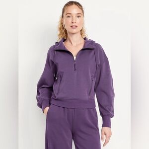 Dynamic Fleece Half-Zip Hoodie Sweatshirt